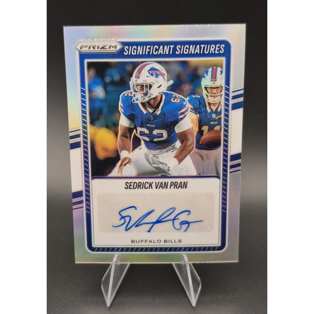 2025 Panini Prizm Sedrick Van Pran # SSI-SVP Significant Signatures (AU) Bills